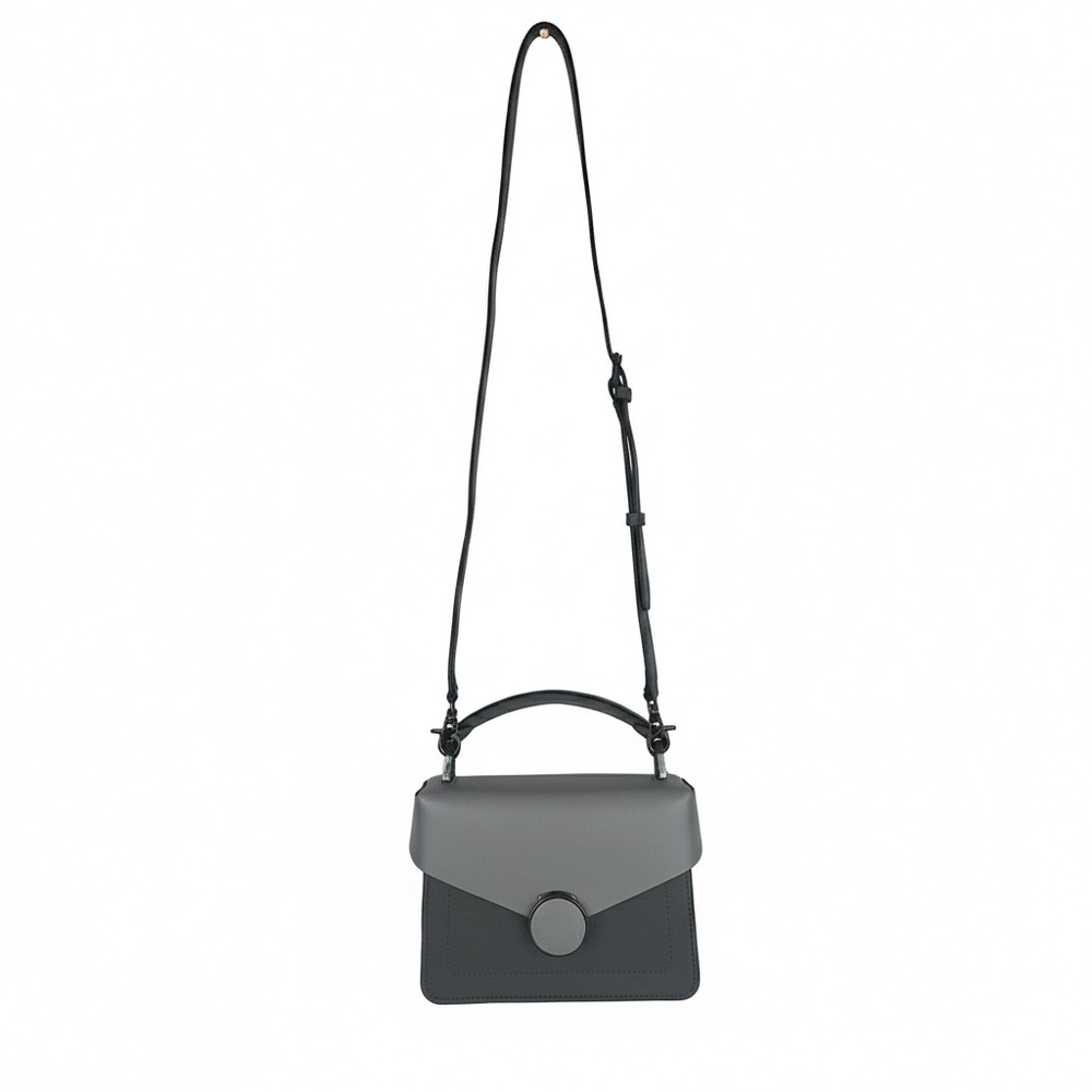 Botkier Nolita Gray Leather Crossbody Bag – w/ Dust Bag & Authenticity Card - Picture 2 of 8